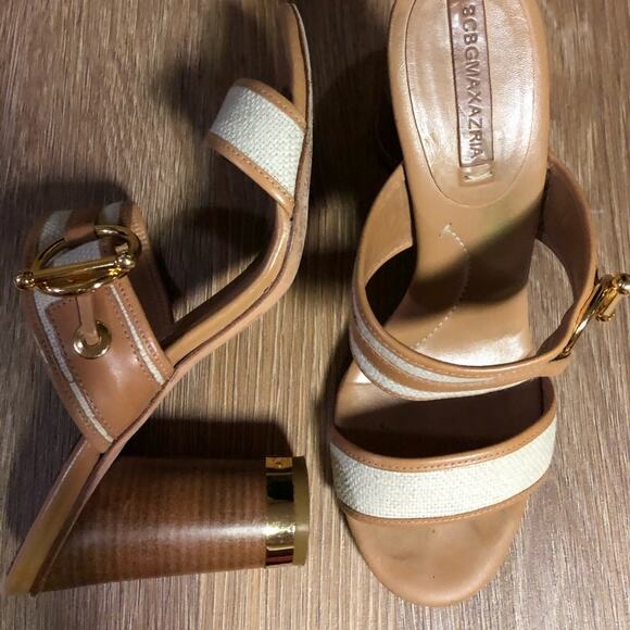 BCBG Open-Toe Heels Size 8.5 - Picture 1 of 8